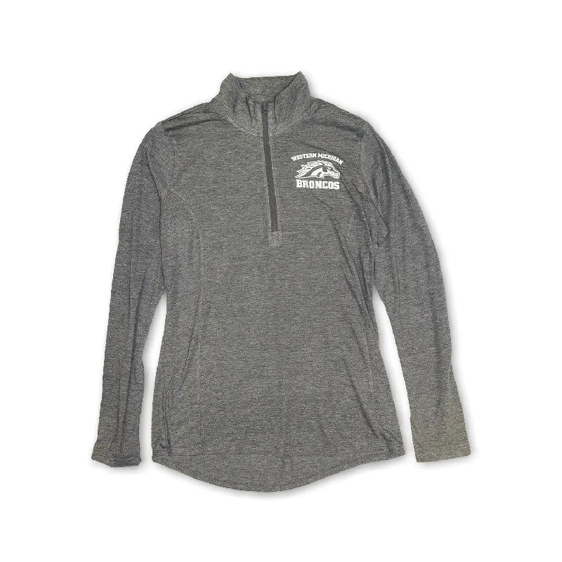 Sweet Style Ladies Arched Western Athletic Quarter-Zip