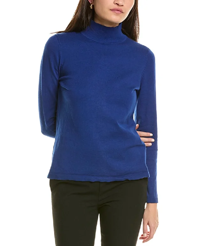 Design Trend Jones New York Mock Neck Sweater