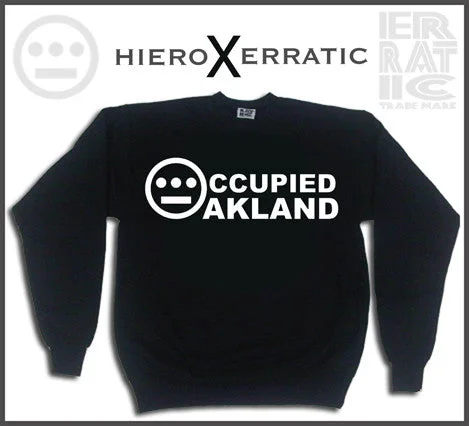 Must-have For Autumn And Winter Hieroglyphics X Erratic OCCUPIED Crewneck