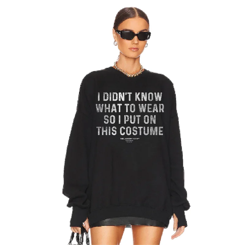 Elegant And Lazy Costume - Jump Jumper - Black