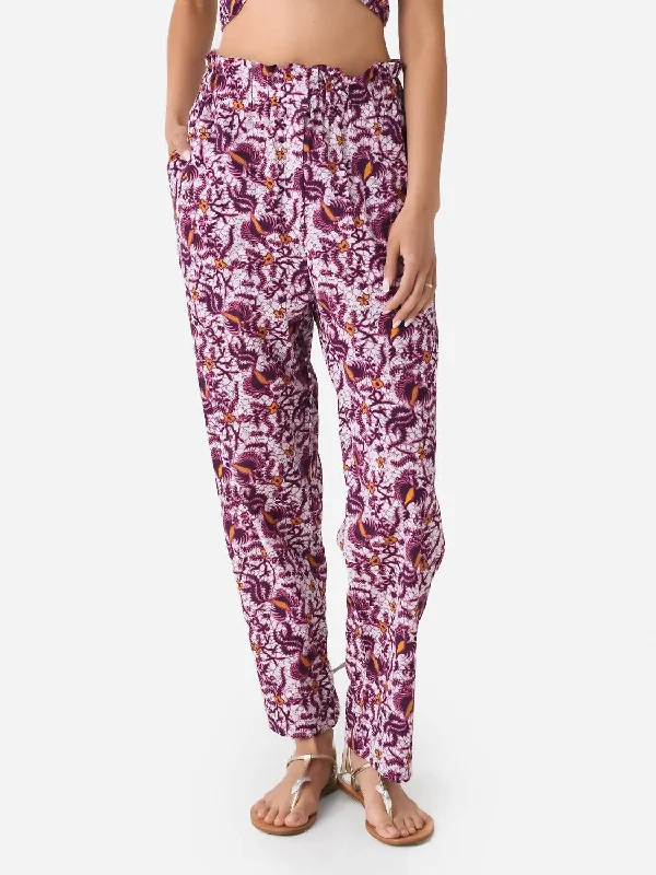 Sports Fashion Ibiza Pant In Purple