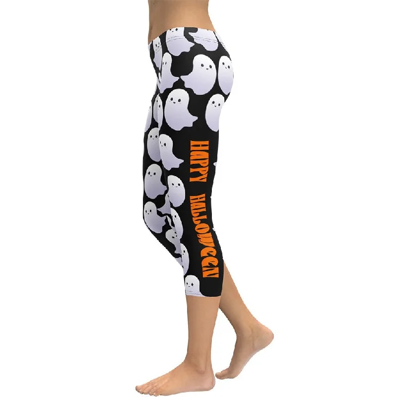 Street Cool Happy Halloween Capris
