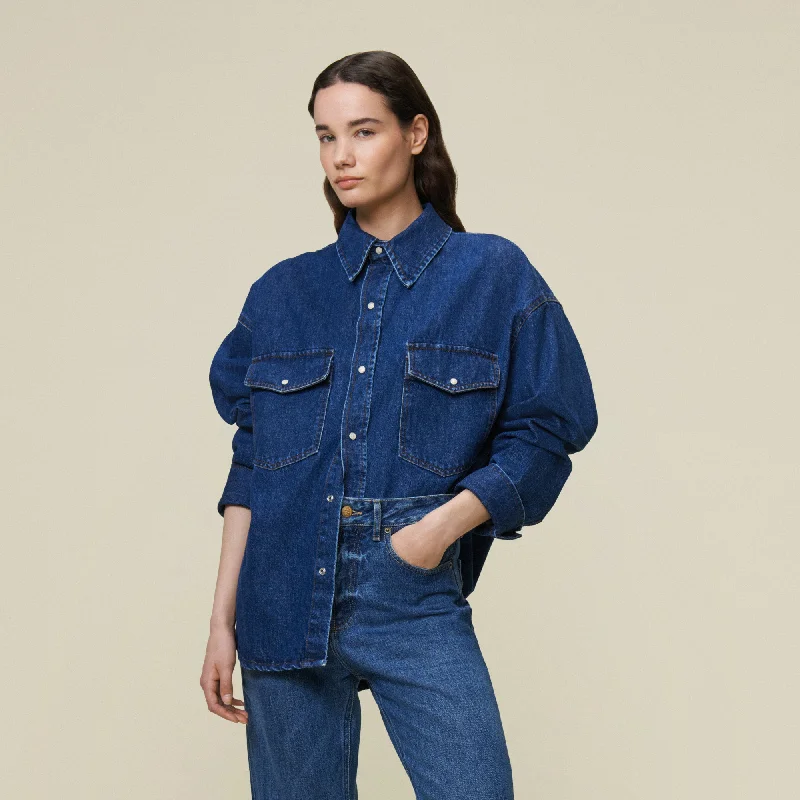 Stylish Comfort Mia Shirt Jackson Stonewash - Shirt