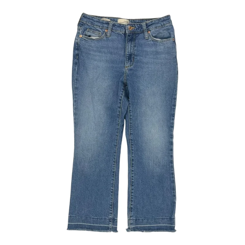 Personalized Wear Jeans Boot Cut By Universal Thread In Blue Denim, Size:6