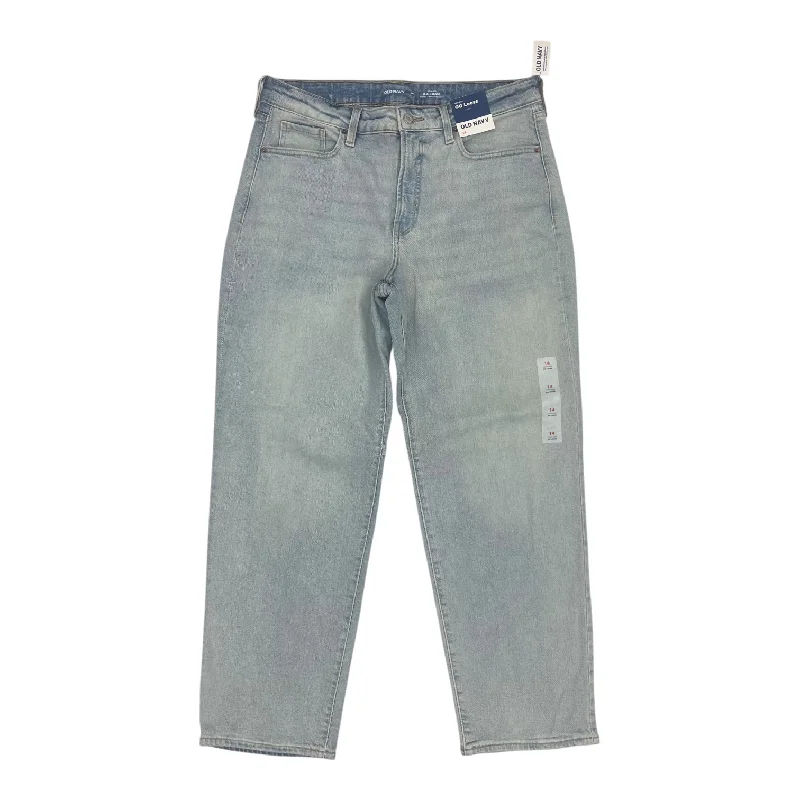 High Street Style Jeans Boyfriend By Old Navy In Blue Denim, Size:14