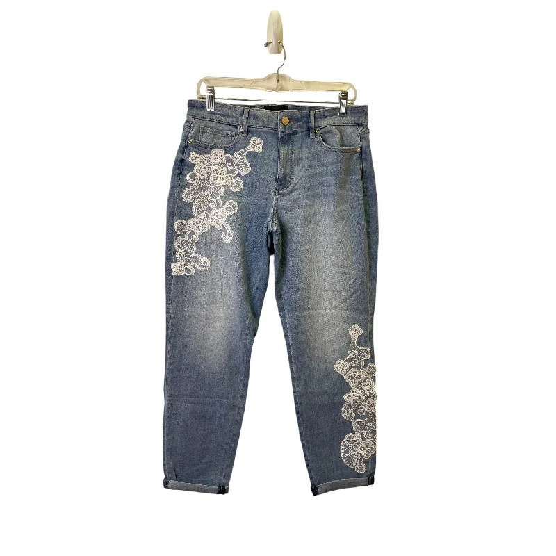 Street Charm Jeans Boyfriend By White House Black Market In Blue Denim, Size:8