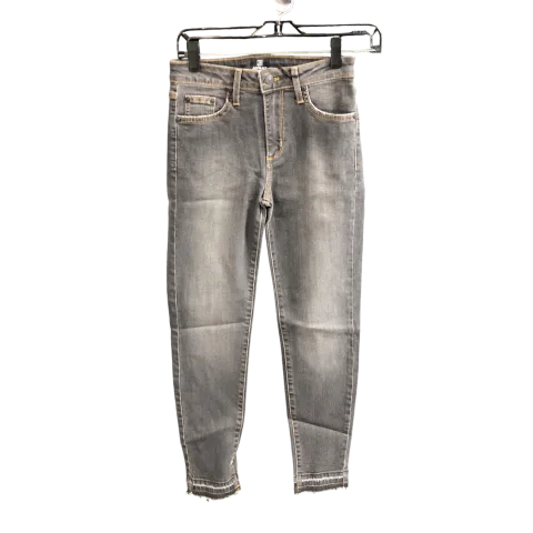 Stretch Design Jeans Skinny By Just Black In Grey, Size: 2