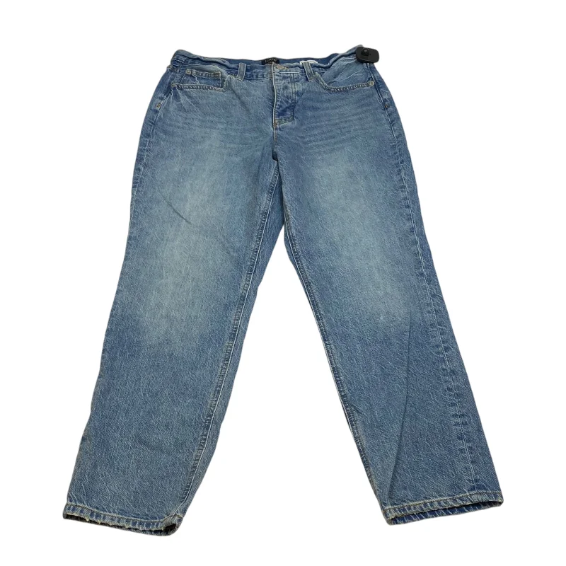 Elegant Outline Jeans Straight By J. Crew In Blue Denim, Size: 8