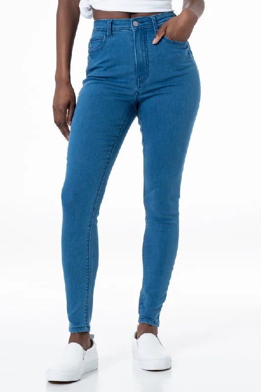 Carefree Rf09 Hi-Waisted Denim Jeans _ 135679 _ Mid Wash