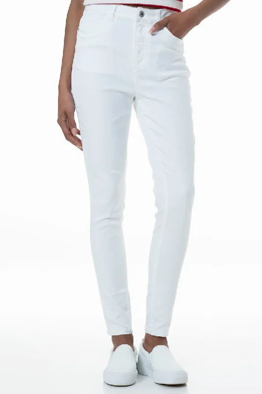 Luxury And Elegant Rf09 Hi-Waisted Skinny Jeans _ 151115 _ White