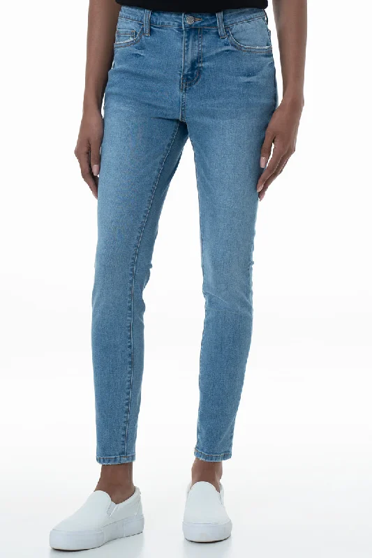 Dessert Matching Rf12 Mid Rise Skinny Jeans _ 155033 _ Mid Wash