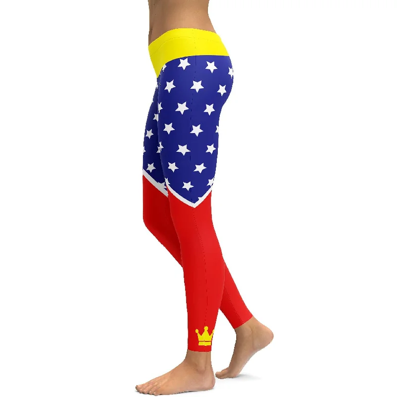 Slightly Flared Design Victorious Leggings