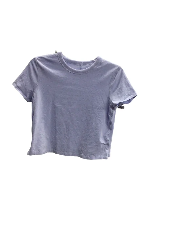 High Street Design Athletic Top Short Sleeve By Lululemon  Size: S