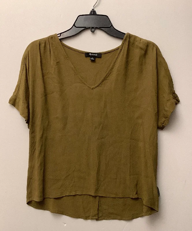 Youthful Top Short Sleeve By Madewell In Green, Size: S