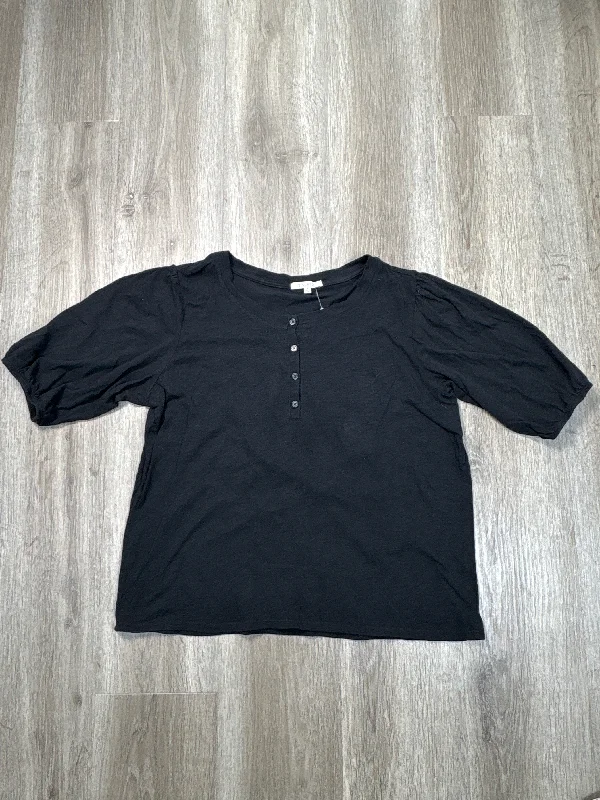 Integrated Design Top Short Sleeve By Z Supply In Black, Size: S