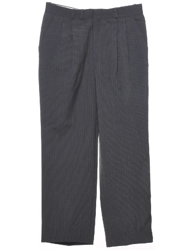 Modern Comfort Striped Pattern Trousers - W31 L29